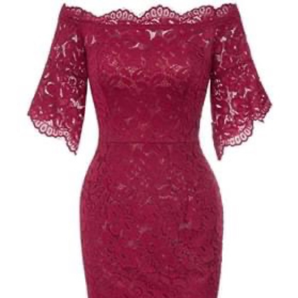 Red Lace Dress
